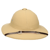 Tropenhelm   safari helmhoed   lichtbruin   volwassenen   verkleed hoeden