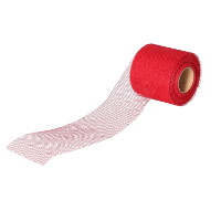 Tule stof op rol   donkerrood   7.5Cm x 20meter   Organza/mesh decoratie stoffen