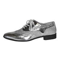 Funny Fashion Verkleed Zilveren heren schoen