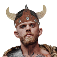 Viking verkleed helm bruin/beige voor volwassenen
