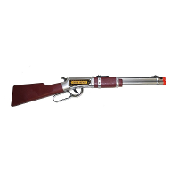 Western cowboy geweer op batterijen   63 cm   carnaval verkleed wapens   kinderen