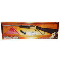Western set   Speelgoed geweer   60 cm   sheriff artikelen   cowboy set