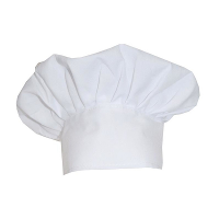 Funny Fashion Witte koksmuts   verkleed accessoires   chefkok   volwassenen