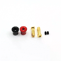 Furitek Heatsink Plug Grips met 4mm met 4 5mm met 5mm Zwart/Rood
