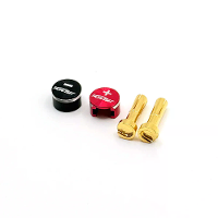 Furitek LowPro Plug Grips met 4 mm met 5 mm met 4 5 mm Zwart/Rood