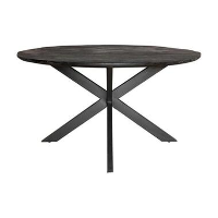 Furndea Eettafel Orianna rond   zwart 120cm
