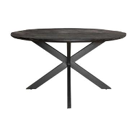 Furndea Eettafel Orianna rond   zwart 150cm