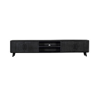 Furndea Mano tv meubel Zwart   45x240x50 cm