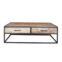 Furndea Morada salontafel industrieel rechthoek   70x130x40 cm