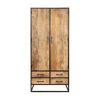 Furndea Morada wandkast industrieel   45x90x200cm