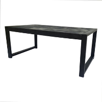 Furndea Salontafel Odeon industrieel zwart 110x60x45cm