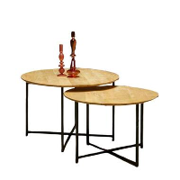 Furndea Salontafel Tarlinger set van 2 60x60x40cm, 70x70x45cm