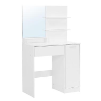 Furnihaus Kaptafel met rechthoekige spiegel en 1 lade cosmetische tafel