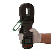 FR2000C+ 0,01Ω 1200Ω Klem Aardingsweerstand Tester Lus Weerstand Tester 0,00mA 20A Lekstroom Test 300 Sets van Data Opsl