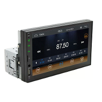 FX2 1Din Auto MP5 Speler 7 Inch IPS Scherm Carplay Android Auto Bluetooth FM Radio Stuurwielbediening USB Ondersteuning