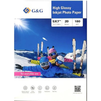 G&G 180gsm 5X7 20 Fotopapier 180 g/m² 20 stuk(s)