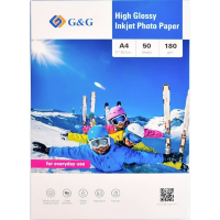 G&G 180GSM A4 50 Fotopapier 180 g/m² 50 stuk(s)