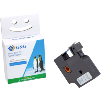 G&G 5D45014 TD Labeltape Tekstkleur: Zwart