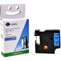 G&G Labeltape Tekstkleur: Zwart 7 m