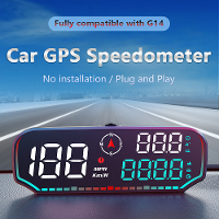 G14 Auto HUD Head up Display Auto Universele Beidou GPS Hoogte Datum Snelheidsmeter HD Display Scherm Snelheidslimiet Al