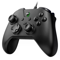 G4 Bedrade Gaming Controller 1000 Hz Polling Rate Koolstoffilm Joystick Dubbele Trilling Turbo Gamepad Compatibel met Sw