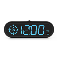 G9 Auto HUD GPS Head Up Display Autosnelheidsmeter Met Kompas Klok Rijafstand Beveiligingsalarm Elektronische Accessoire