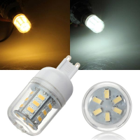 G9 Led Bulb 5w 24 Smd 5730 Warm White/white Ac 220v Corn Light