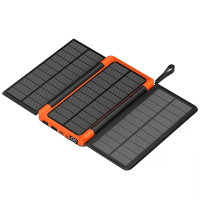 Gaiaray Zonne energiebank 10000mAh 20000mAh Draagbare Vouwbare Powerbank Externe Accu Zonnepaneel Noodlading LDE Licht