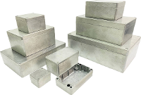 Gainta G110 Universele behuizing 79.6 X 74.6 X 52 Aluminium Aluminium gelegeerd Aluminium (naturel) 1 stuk(s)