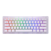 GAMAKAY K61 PRO Mechanisch Toetsenbord 61 Toetsen Triple Mode Pudding Keycaps RGB Gateron schakelaar Hot Swappable 60% P