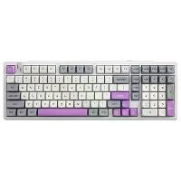 GAMAKAY TK101 Tri mode Aangepaste Mechanische Toetsenbord 101 Toetsen Hot Swappable RGB Gasket mount 2.4G/bluetooth/Bedr
