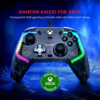 GameSir K1 Kaleid Transparante RGB Gaming Caantroller Werkt met Xbox Series X|S Xbox One en Windows 10/11 Bedrade Gamepa