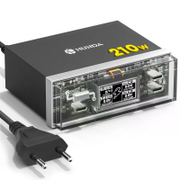 [GaN Tech] 210W 4 poorts USB PD lader USB A+3USB C PD2.0/3.0 QC2.0/3.0/4.0/4+ AFC FCP SCP PPS PE1.1 PE2.0 Snelladen Desk