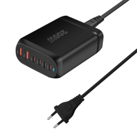 [GaN Tech] Bakeey 200W 6 poorts USB PD lader 2USB A+4USB C PD Snel opladen Desktop Laadstation met EU stekkerkabel voor