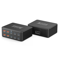 [GaN Tech] Bakeey HW 66 330W 10 poorts USB PD lader 6USB C+4USB A QC3.0 PD3.0 PPS SCP AFC Snellader Desktop Oplaadstatio