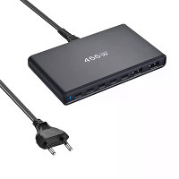 [GaN Tech] Bakeey YMS 455W 455W 7 poorts USB PD lader 2USB A + 5USB C PD QC snellader desktop oplaadstation EU plug voor