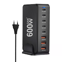 [GaN Tech] Bakeey YMX 600W 600W 8 poorts USB PD oplader 5 USB C + 3 USB A QC PD3.1 Snellader Desktop Oplaadstation EU St