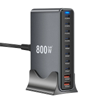 [GaN Tech] Bakeey YMX 800W 800W 10 Poort USB PD Oplader 2USB A+8USB C PD QC Snellader Desktop Oplaadstation EU Plug US P