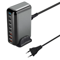 [GaN Tech] Bakeey YMX 908 600W 600W 8 poorts USB PD oplader 5USB C + 3USB A QC PD Snellader Desktop Oplaadstation EU ste