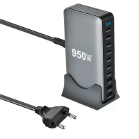 [GaN Tech] Bakeey YMX 950W 950W 10 poorts USB PD oplader met digitale display 3USB A+7USB C PD QC snelladen bureau oplaa