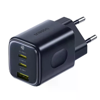 [GaN Tech] Baseus PicoGo AE11 67W 3 poort USB lader USB A+2USB C snelladen wandlader adapter EU plug voor iPhone 17 17Pr