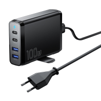 [GaN Tech] Essager 100W 4 poorts USB PD oplader 2USB C+2USB A QC3.0 PD3.0 AFC FCP SCP DCP PPS BC1.2 Apple2.4A snelladend