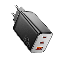 [GaN Tech] ESSAGER 67W 3 Poort USB PD Lader 2 USB C + USB A QC3.0 2.0 PD AFC FCP SCP BC1.2 DCP Apple2.4A Snellader Wanda