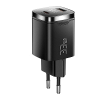 [GaN Tech] ESSAGER ES CD45 PD33W 2 poorts USB PD oplader USB A+USB C PD3.0 QC4.0 AFC FCP PPS iP2.4A Snelladen Digitale D