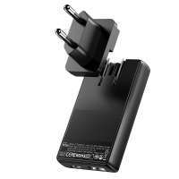 [GaN Tech] ESSAGER JT CG65AC1U1 65W 2 poorts USB PD Reisoplader USB A+USB C PD3.0 QC4.0 PPS Snellader Wandoplader Adapte
