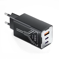 [GaN Tech] KUULAA KL CD64 65W 3 poorts USB PD oplader USB A + 2 USB C PD snellader wandadapter EU plug US plug voor iPho