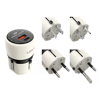 [GaN Tech] LDNIO Q2319 30W 2 poorts USB PD oplader USB A+USB C PD QC3.0 SCP AFC Snelladen Wandoplader Adapter Wisselbare