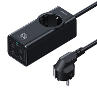 [GaN Tech] USAMS CC225 67W 4 poorts USB PD lader USB A+3USB C PD QC FCP AFC PPS Snellader voor bureaublad met EU stekker