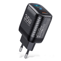 [GaN Tech] USLION BK310 35W 2 Port USB PD lader USB A+USB C PD3.0 QC3.0 SCP FCP AFC Snelladen Muuradapter EU stekker voo