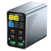 [GaN Tech] WLX G3 140W 6 port USB PD lader 2USB A+4USB C PD3.1/3.0 QC3.0 PPS SCP AFC Snelladers voor op kantoor/desktop